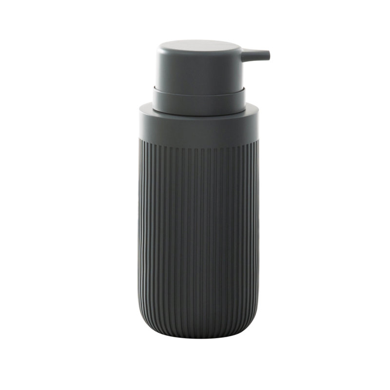 Juridia Resin Soap / Lotion Dispenser Bathroom Tray Tumbler, Gray
