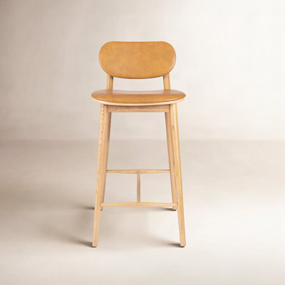26 " Genuine Leather Bar Stool
