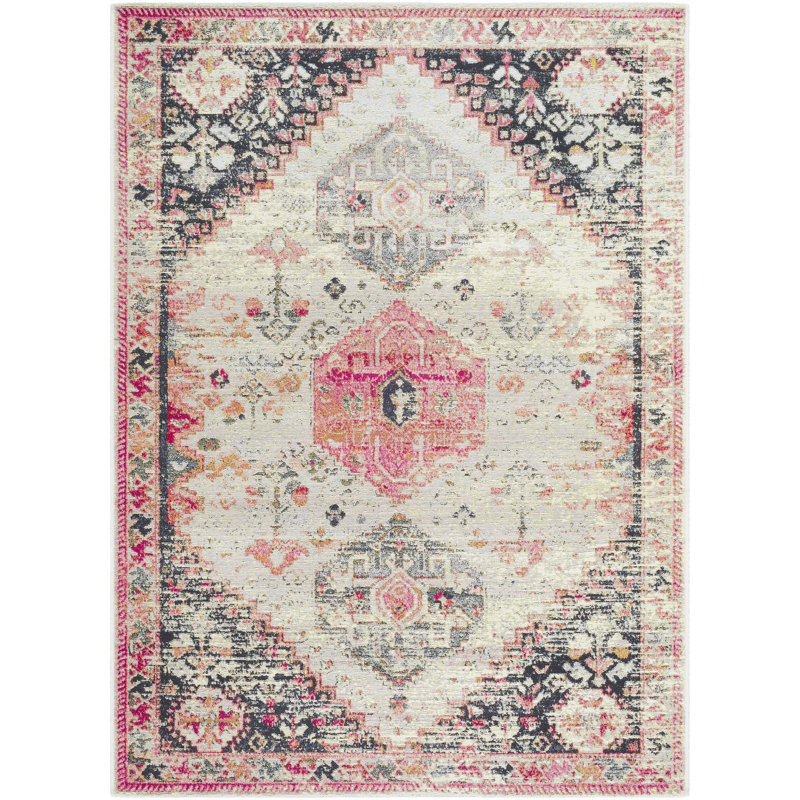 Draven Machine Washable Area Rug, Rectangle 7'10" x 10'
