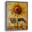 «FLORAL Series CDL XXXVII», reproduction encadrée - bois massif-328431166