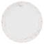 Modern Southern Home Capri 6 Piece 11 Inch Stoneware Embossed Dinner Plate Set in White