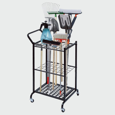 Garden Tool Organizer with Wheels