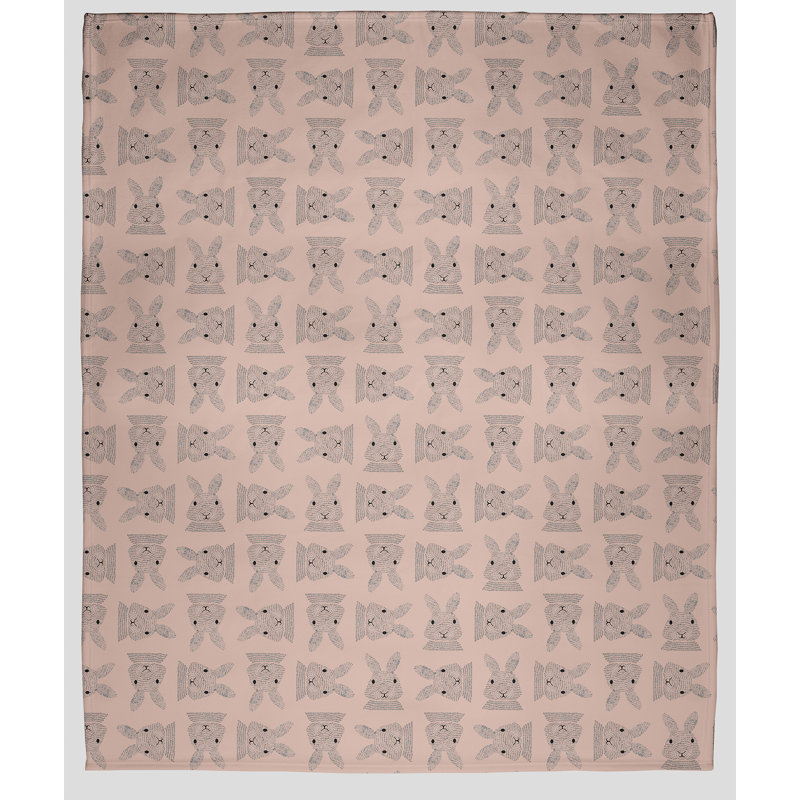  Couverture en molleton Criss Cross, Rouge, 30 po x 40 po