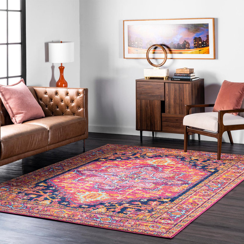 Barksdale Oriental Area Rug, Rectangle 201 x 274cm