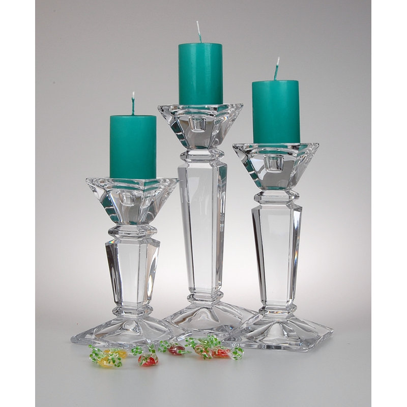 Candlestick, 10" H x 4.5" W x 4.5" D