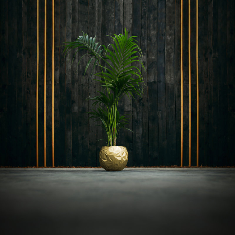 Handmade Pot Planter, Classic Gold