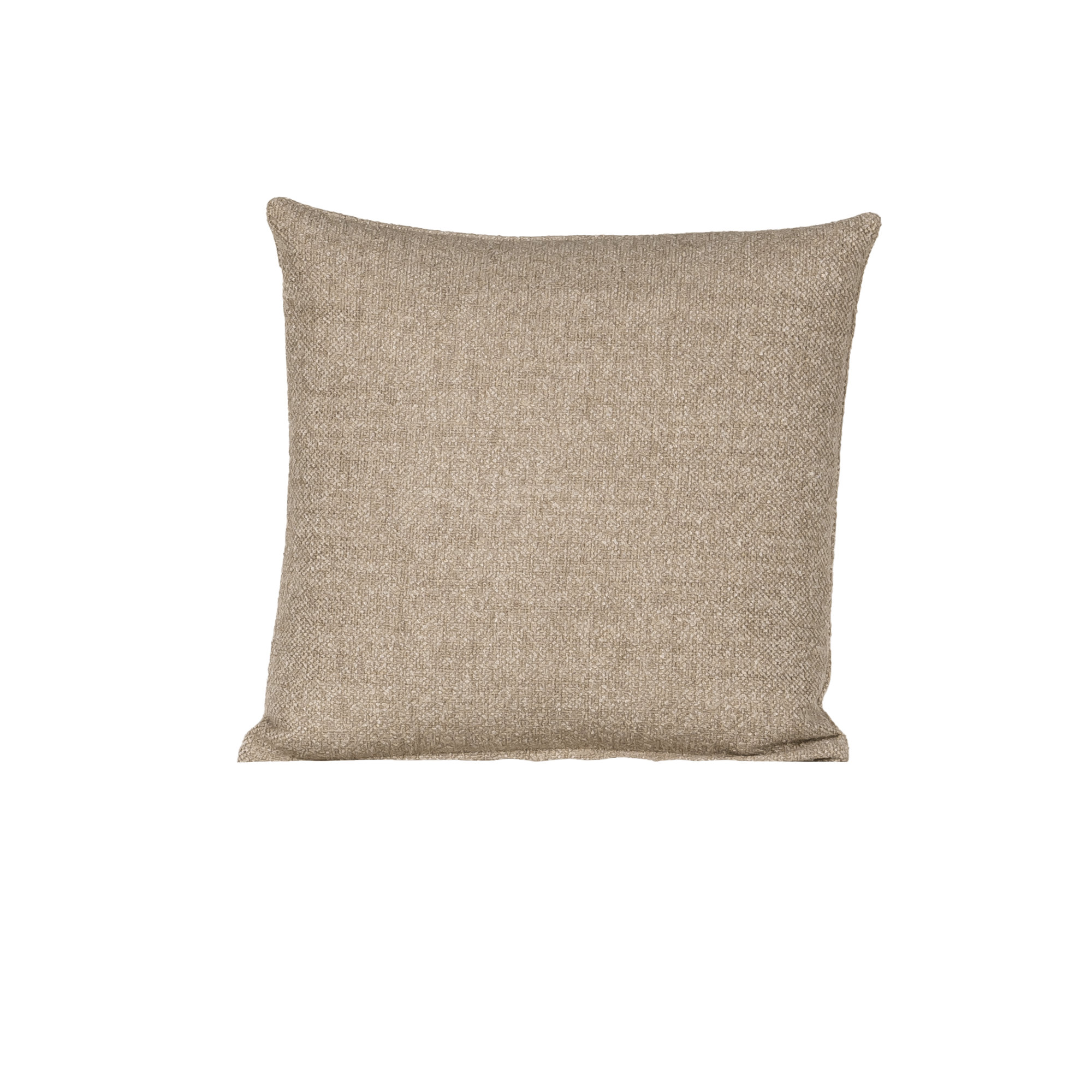 Eevi Hazelnut 20" x 20" Throw Pillow, 
Square 26", Feather, Beige