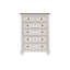 Klavs Elvina Antique-White Fabric Panel Bedroom Set 3&4-1142971612