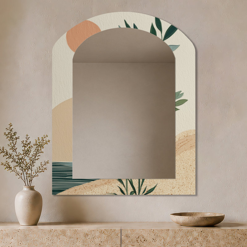 Miroir mural Boho, 43" x 33"