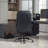 155° Recline Ergonomic Comfy Computer Desk Chair with Footrest - Black-1795899748
