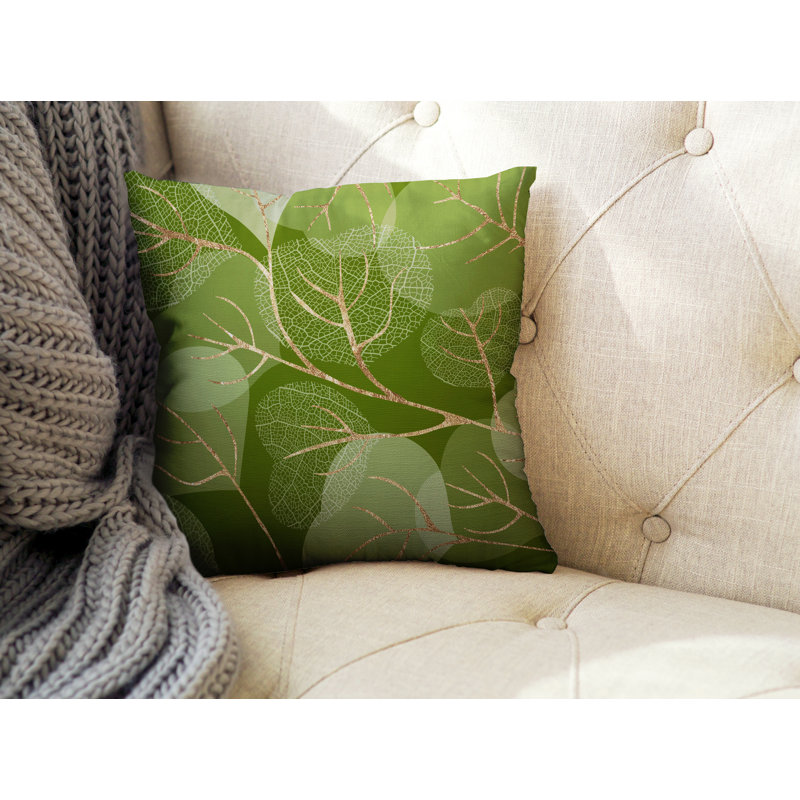 Floral Outdoor Reversible Throw Pillow, 15H" x 15W", 15H" x 15W"
