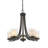 Arie 5-Light Glass Dimmable Chandelier-1478370705