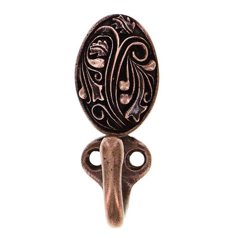 Liscio Wall Hook, Antique Copper