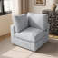 Fauteuil à housse recouverte de tissu-773704420