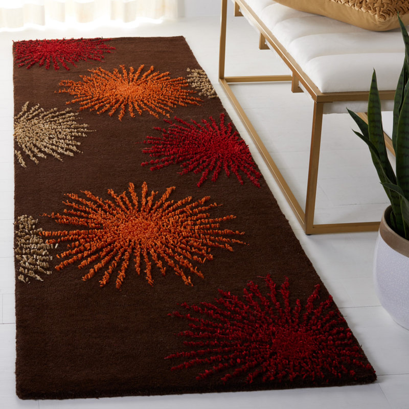 Amier Soho Hand Tufted Wool And Viscose Rug, Runner 2'6" x 8'