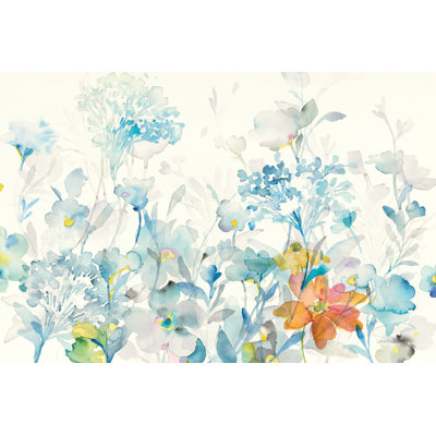 «Translucent Florals» par Danhui Nai, reproduction d'art sur toile tendue