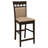 Sophisticated 5-Piece Set - Square Counter Height Dining Set Cappuccino, Designed For Style And Comfort Fathema 5-Piece Square Counter Height Dining Set Cappuccino
