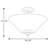 Jilliann Glass Flush Mount Convertible Light-24441363