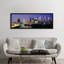 «Panoramic U.S. Pennsylvania, Philadelphia Skyline, Night», reproduction de photo sur toile tendue-1618973343-1689642061