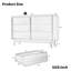 Bevel Design, style rétro, commode double à 6 tiroirs, brun, commode de style couloir avec 47,3 pouces de largeur, pour garde-robe de chambre à coucher