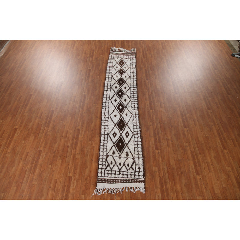Tapis de couloir moelleux en laine turque Anatolian 3 x 13