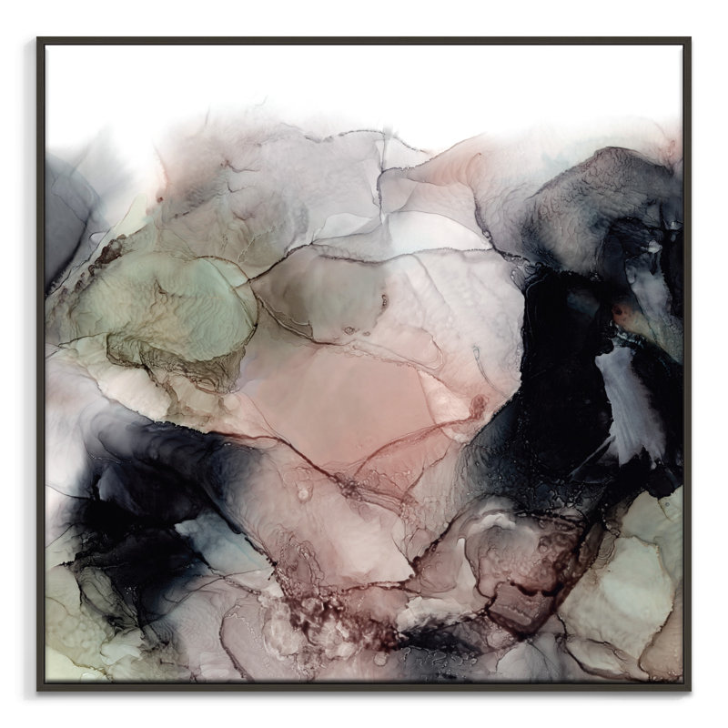 Fern Siebler Halo by Fern Siebler - Print on Canvas, Black Framed, 77.5cm H x 77.5cm W x 4cm D