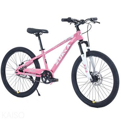 Vélo de montagne, VTT 24 pouces pour garçons et filles de 9 à 12 ans, plusieurs couleurs