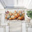 Tapis de porte pour l'extérieur à motif d'automne avec citrouille d'automne, design par Creative Studio, 18 po x 30 po