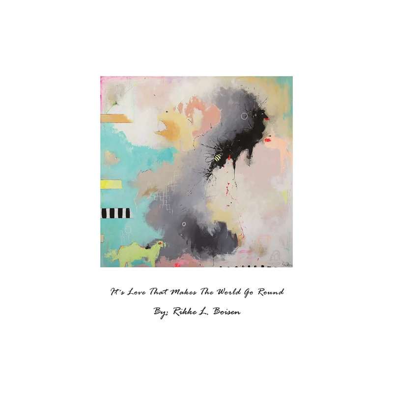 It's Love That Makes The World Go Round 1 Piece Wall Art on Canvas, 101.6 cm H x  66.04 cm W  x  1.905 cm D, Does Not Apply