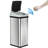 Platinum Stainless Steel Motion Sensor Kitchen Trash Can - 13 Gallons
