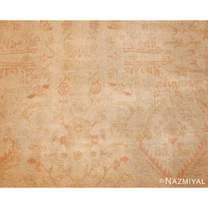 Grand tapis décoratif turc Oushak