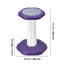 Fauteuil oscillant mauve pour enfants - Le tabouret pivotant ergonomique améliore la mise au point et la posture, sièges sensoriels pour la maison et l'école (7 à 14 ans)-37607651-37607648