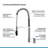 TITAMORE Pull Down Kitchen Faucet