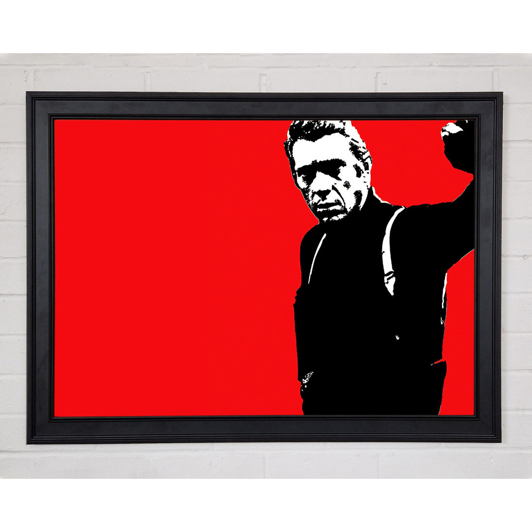 Steve Mcqueen Rot - Druck