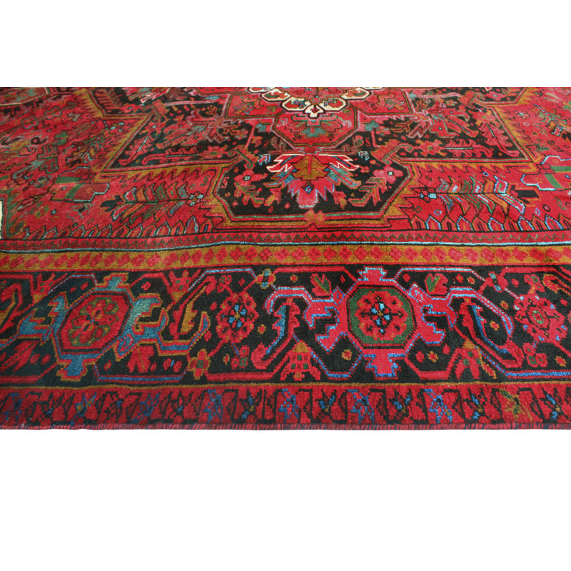 Khrystopher Heriz Lautaro Red Rug