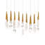 Solitude 14 Light Crystal LED Multi-Light Pendant-969465552