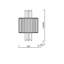 Auzinda Flush Mounted Sconce-122452401