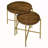 2-Piece Round Wood Nesting Table