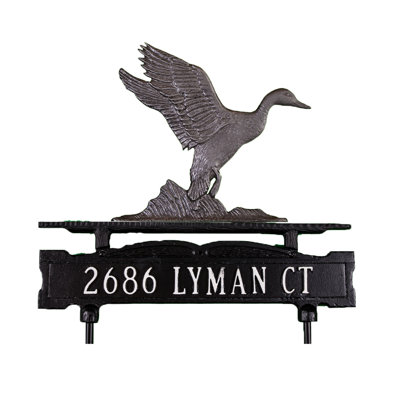 1-Line Lawn Address Sign