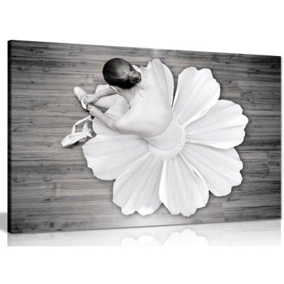 Ballerina Dancer - Wrapped Canvas Print