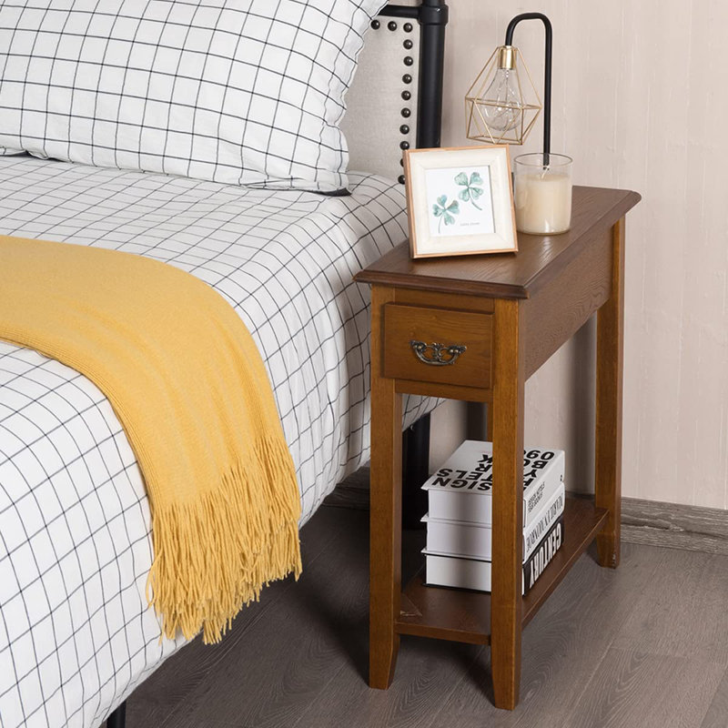 Avon End Table, Light Brown