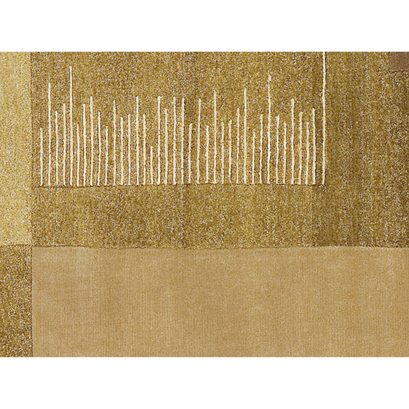 Himalayan Geometric Area Rug in Ivory/Brown/Black