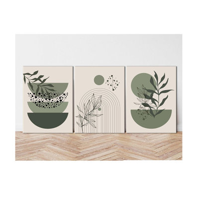 3 Piece Wrapped Canvas Wall Art