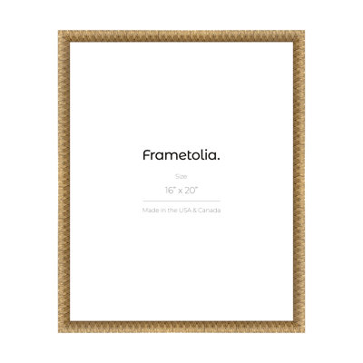 Frametolia Art Deco Wall Frame - 1-1/8" Width - No Mat