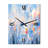 Blue Pink Interlocking Perspectives - Cubism Wall Clock-1104804806