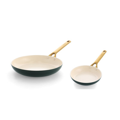 Greenpan Padova Reserve 2 Piece Frypan Set 20cm & 26cm - Pine Green