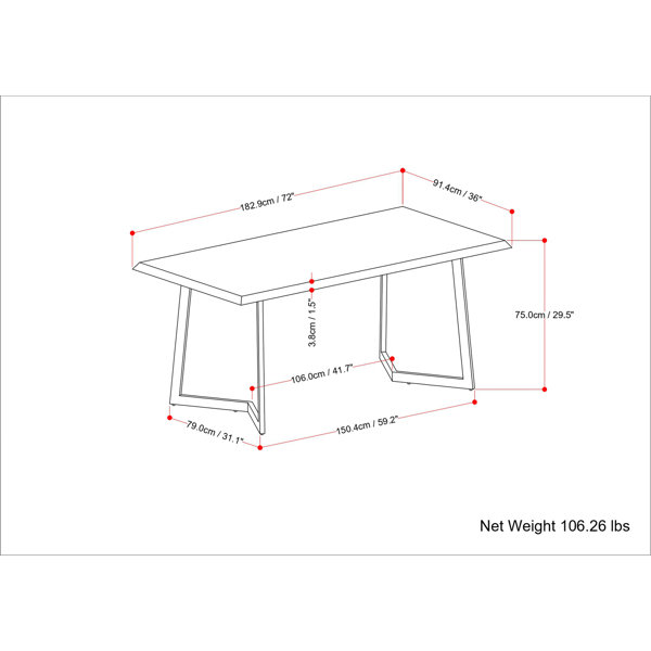Dimensions du produit