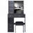29.2" Small Space Left Drawer Desktop Vanity Table With Cushioned Stool,Multi-Layer High Capacity Storage, Practical Fashionable Dresser,