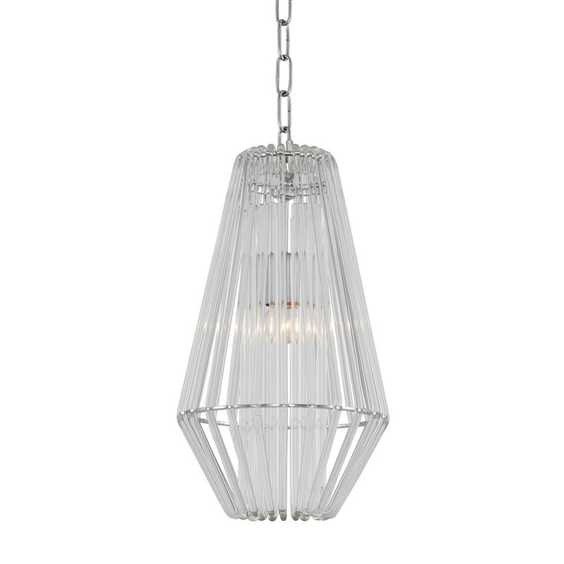 Taza 1 LT Polished Chrome Pendant Kalco