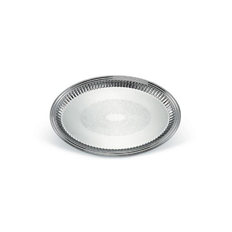 Plateau en acier inoxydable Red Barrel Studio®, L 21 po x P 15 po